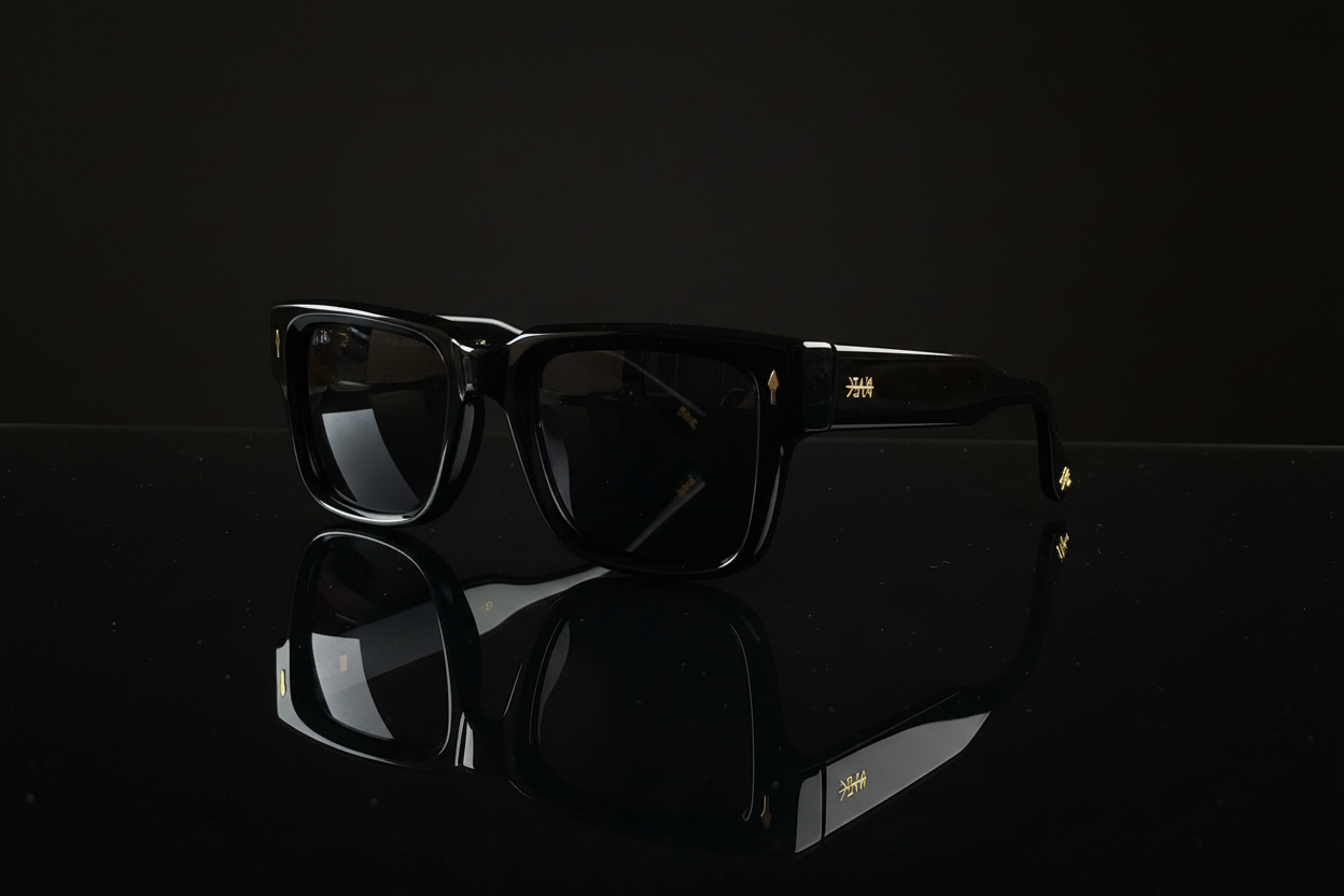 Black Acetate — Exact Frames Dark Studio