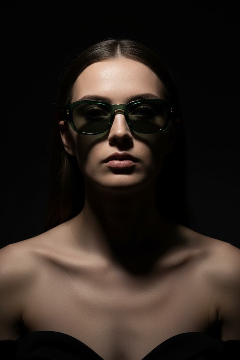 | FUEGO | Female Model Shot — High Contrast