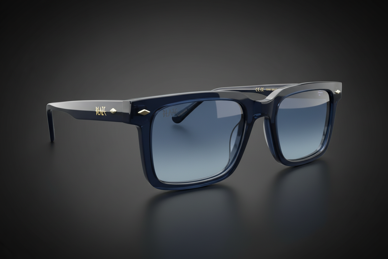 Navy Blue — 3/4 Bright